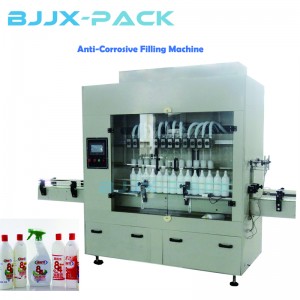 Anti Corrosive Chemical Filling Machine For clorox bleach